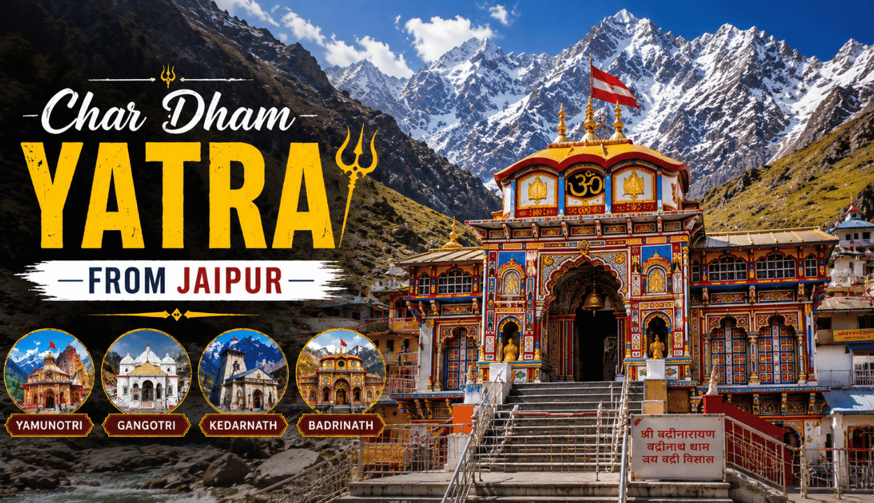 Char Dham Yatra from Jaipur