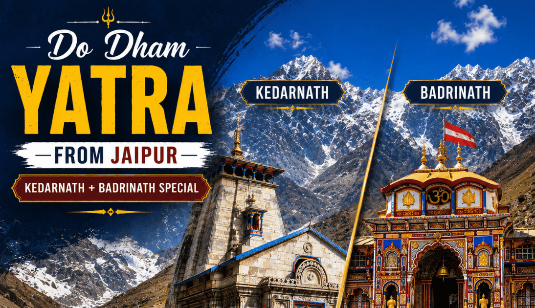 Do Dham Yatra from Jaipur